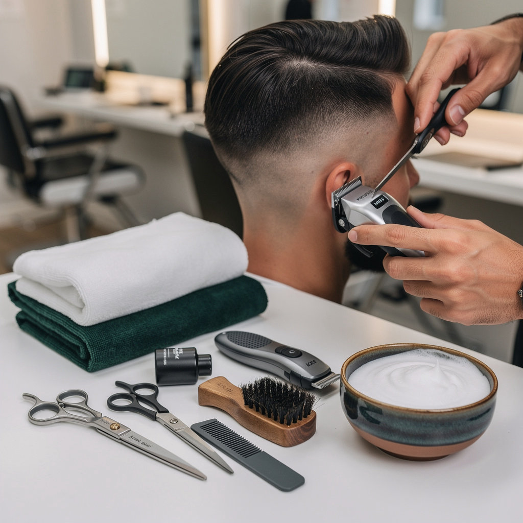 Hairlist professional barber services - Men's cuts, fades, and beard trims in Manchester