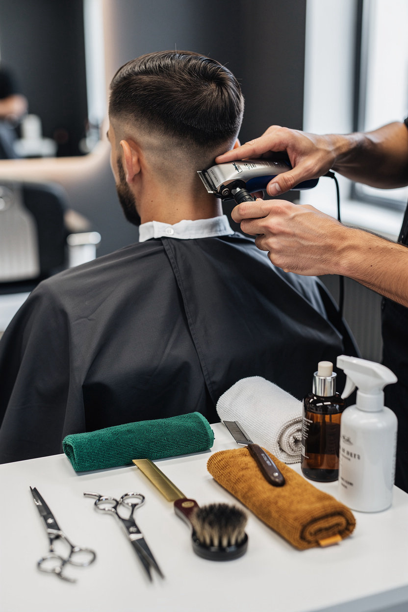 Hairlist professional barber providing expert men's grooming services in Manchester
