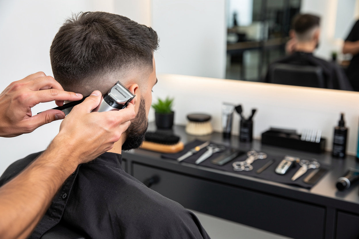 Hairlist professional barber providing expert men's haircut and grooming service